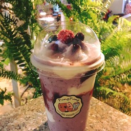 มิกซ์เบอรี่สมูทตี้โยเกิร์ต - ปั่น