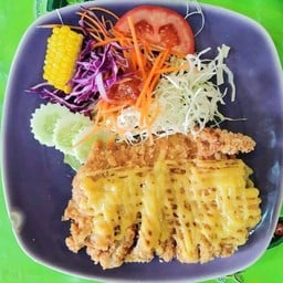 ไก่ทอด สลัด