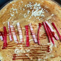 Pizza Sauce + Egg + Crab Stick