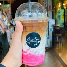 ราสเบอร์รี่ ลาเต้ เย็น