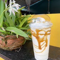 นมสดคาราเมลปั่น