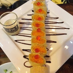 โรตีไข่ม้วนฝอยทอง