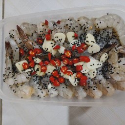 กุ้งดองซีอิ้ว กระทุ่มล้ม