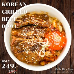 ข้าวหน้าเนื้อซี่โครงย่าง