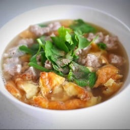 ต้มจืดไข่น้ำ+หมูสับ