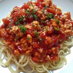 สปาร์เก็ตตี้ซอสไก่/หมู(กรุณาเลือก)