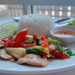 ข้าวราดพริกสด