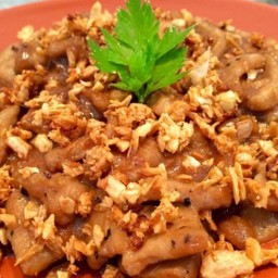 หมูทอดกระเทียม[กับข้าว]