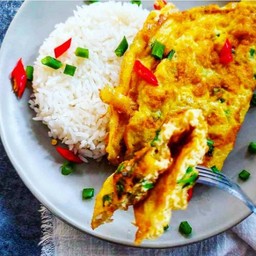 ข้าวไข่เจียวพริกสด