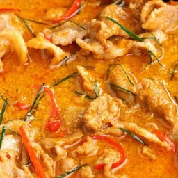 พะแนงหมู(กับข้าว)