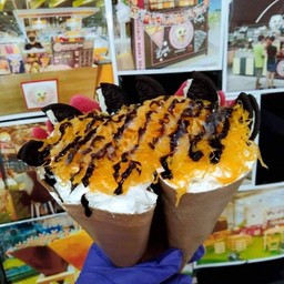 แป้งวนิลา วิปปิ้งครีม ฝอยทอง โอรีโอ้