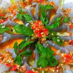 กุ้งแช่น้ำปลา9ตัว Shrimp in fish sauce