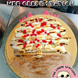 แป้งวนิลา ชีสยืด กล้วยหอม เยลลี่สีแดง