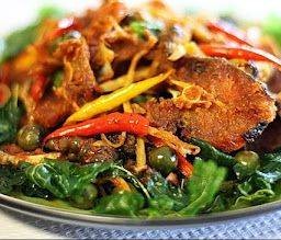 [อร่อยซ่ากับโค้ก] ผัดเผ็ดปลา ช่อน +  โค้ก ออริจินัล (กระป๋อง) 