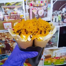 แป้งวนิลา วิปปิ้งครีม ฝอยทอง กล้วยหอม