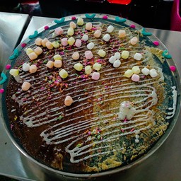 แป้งชาโคล แยมบลูเบอรี่ เนยถั่ว มาชเมลโล่ เม็ดสี