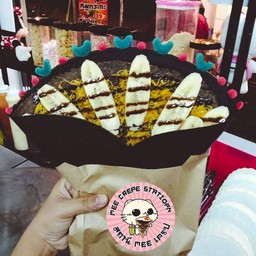 แป้งชาโคล นูเทลล่า ฝอยทอง กล้วยหอม