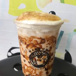 นมสดบราวน์ซูกัา พ่นไฟ