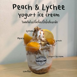 PEACH & LYCHEE ICE CREAM YOGURT