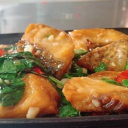 ผัดกระเพรา(กับข้าว)