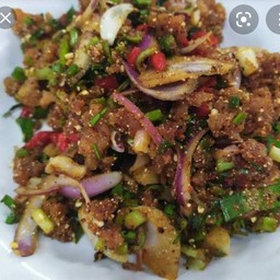 ก้อยหมูมะนาว(สุก)