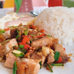 คั่วพริกเกลือ(กับข้าว)