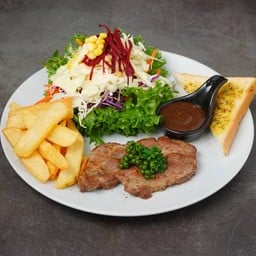 สันคอหมูพริกไทยดำ