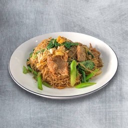 แอนราดหน้า ผัดซีอิ๊ว ตลาดไฟฟ้า