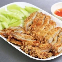 ไก่ทอดเปล่าสับ