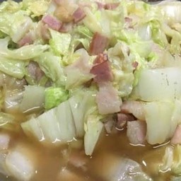 ผัดผักกาดขาว (เป็นกับ)