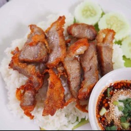 ข้าวหมูทอดสุขอุทัย