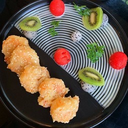 กุ้งทอดครีมสลัด