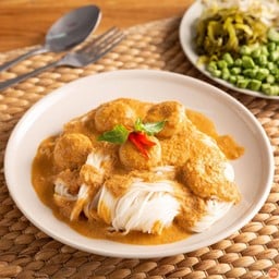 ขนมจีนน้ำยาคนเมืองกาญจนบุรีจร้า