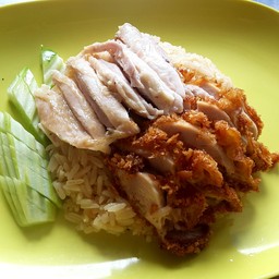 ข้าวมันไก่ผสม