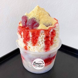 บิงซูนมสดสตอเบอร์รี่+ไวท์มอลต์