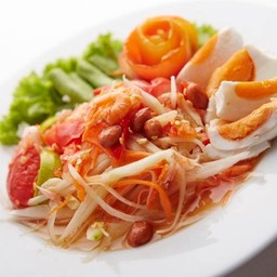 ส้มตำไข่เค็ม