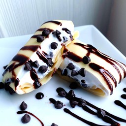 เครปเย็นไส้ช็อคโกแลตชิพ