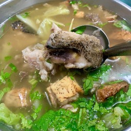 หัวปลาเก๋าต้มเผือก(ขนาดใหญ่)