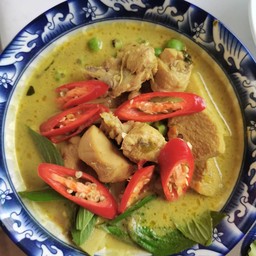 [ ชุด ]ขนมจีนน้ำยาเขียวหวานไก่
