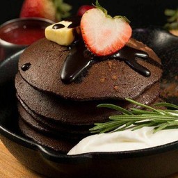 Chocolate soft Pancake set