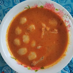 [ ชุด ]ขนมจีนน้ำยา กะทิภาคกลาง(ลูกชิ้น)