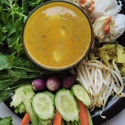 [ ชุด ]ขนมจีนน้ำยาปู