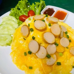 ข้าวไข่ข้นท้อปปิ้ง