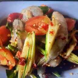 ตำแตงกุ้งสด