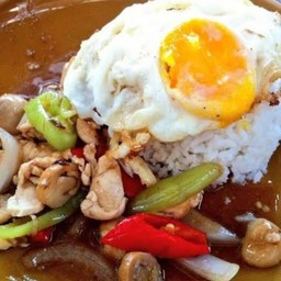 ข้าวกล่อง+ไก่ผัดพริกหยวก