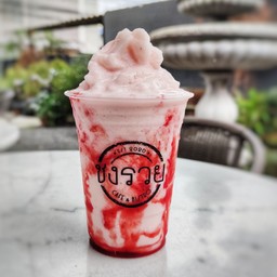 นมฮอกไกโดสตรอว์เบอร์รี่ สมูทตี้