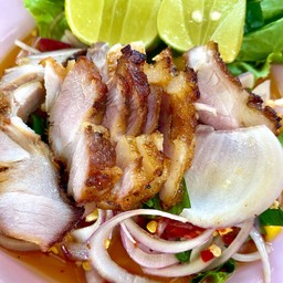 ตำคอหมู่ย่าง