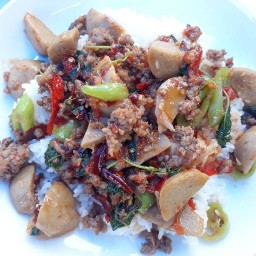 กะเพราน้องข้าวหอม
