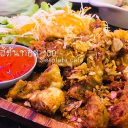 ไส้ตันทอดกระเทียม