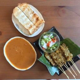 เนื้อสะเต๊ะ บังเล็ก หทัยราษฎร์